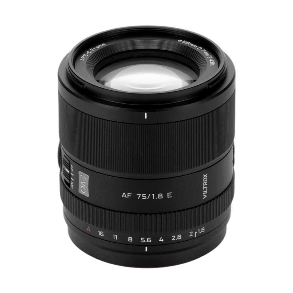 VILTROX AF 75mm EVO E for Sony A compact and lightweight medium telephoto prime lens for size Large aperture Interchangeable lens for Sony mirrorless