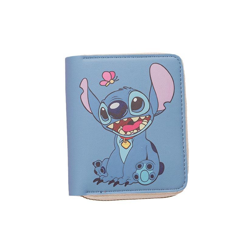 2024 Fashion Cartoon Mini Wallet: Short Zipper, Coin Purse, Student Card Holder