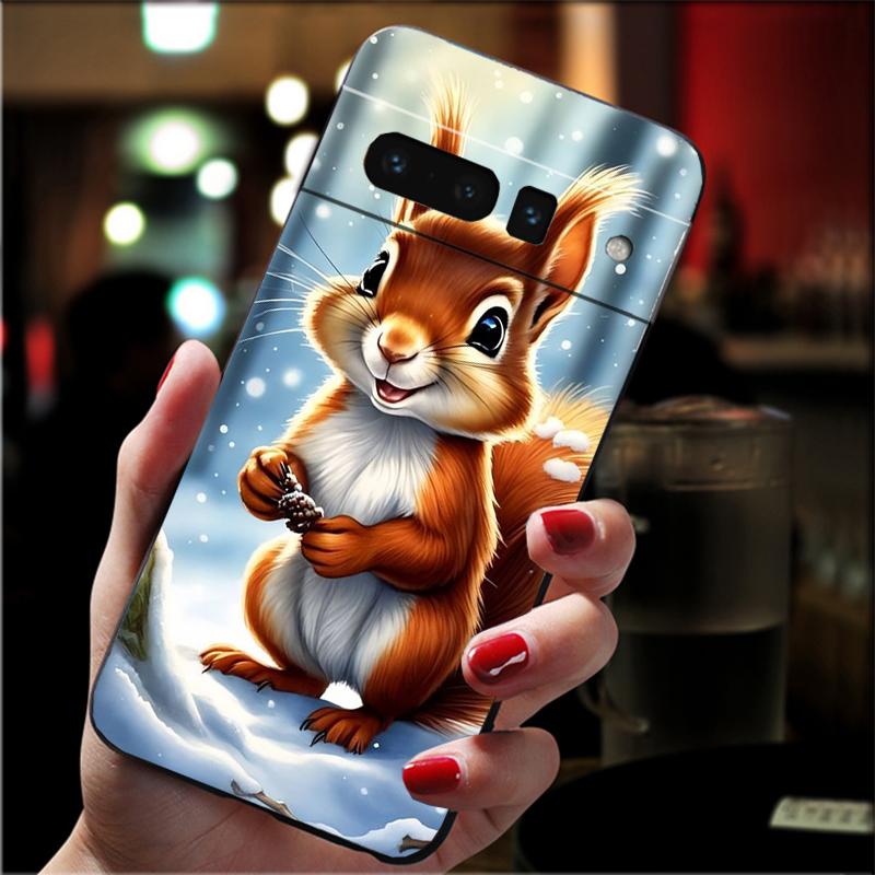 Squirrel Phone Case For Google Pixel 8 7 Pro 7A 7 6A 6 Pro Pixel 8A 4A 3A 4 XL Pixel 5 6 4 3 3A XL