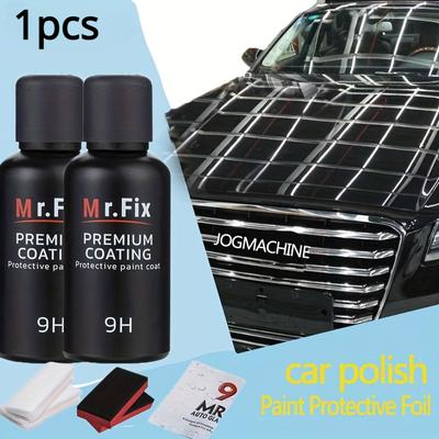 1 szt. Szkło płynne Ceramiczna powłoka samochodu Wodoodporna ceramika Nano Pielęgnacja lakieru samochodowego Płyn przeciw zadrapaniom Super hydrofobowy