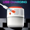 1 Piece 24/42Led Solar Rechargeable Camping Lantern With Usb Charging Emergency Night Outdoor Portable Rechargeable Light Waterproof