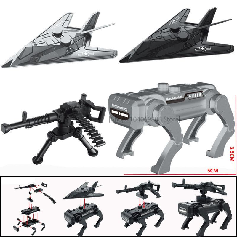 Military Building Blocks Soldier 88mm Flak Gun Cannon Rocket Artillery Military Army War Weapons NSV Backpack Assembly Brick Toy