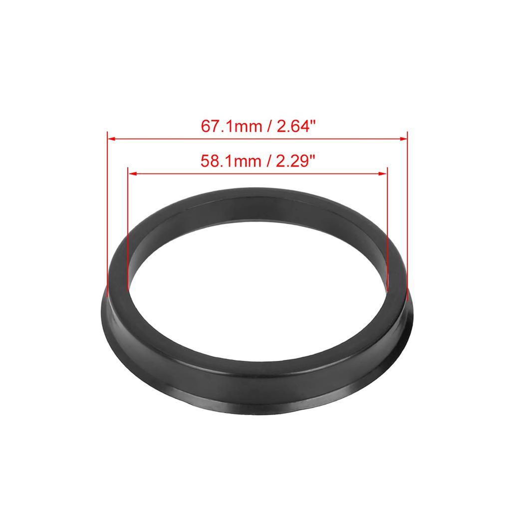 X AUTOHAUX Hub Ring 67.1mm/58.1mm Wheel Hub Ring Hub Centric Ring Hub Center Ring