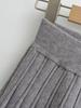 Winter Women's European & American Style Sexy High-Waisted Slim-Fit Knit Pleated Skirt