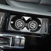 VW Car Coasters Water Cup Slots Non-Slip Mat Waterproof Water Cup Mat Drink Pad For Volkswagen Golf Polo Tiguan T-ROC hub cap vhcp29 knuz4