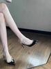 2025 Women's New Patent Leather Pointed Toe Thin High-heeled Sandals  Design Fashion Wedding Party Buckle High Heels