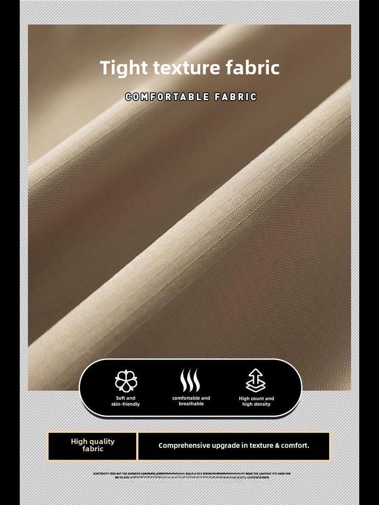 Men's Spring Casual Straight-Fit Overalls: Versatile Long Pants for Daily Wear