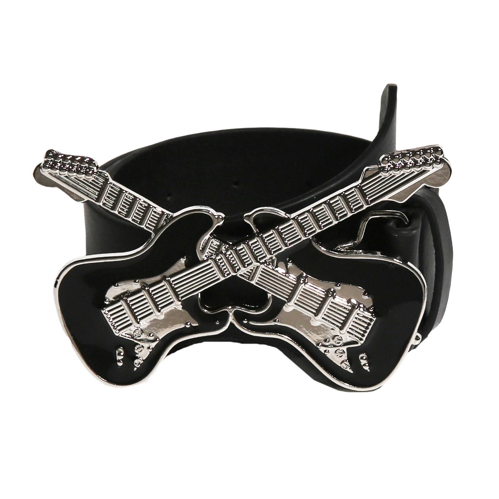 

Узкий пояс для женщин Элегантный панк ремень с гитарной пряжкой Универсальный рок-н-ролльный ретро пояс Стильный аксессуар