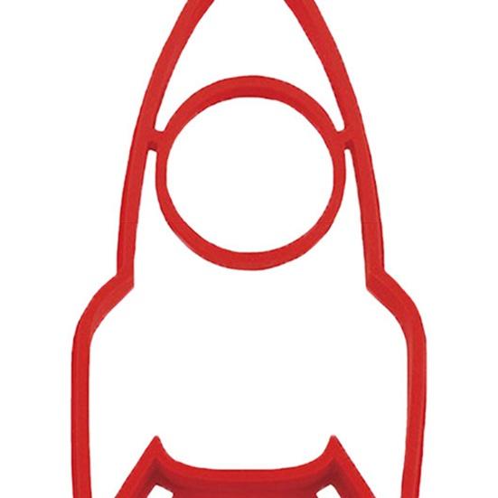 Rocket Fried Egg Mold Food Grade Silicone Non-stick DIY Pancake Frying Egg Shaper Ring Kitchen Breakfast Cooking Tool