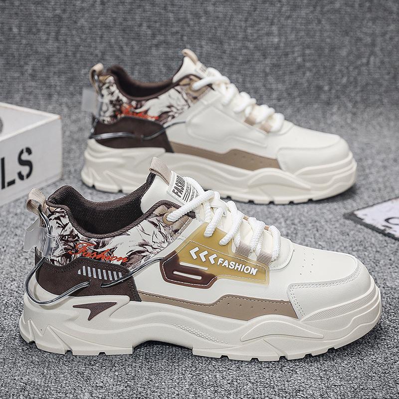 Nye Vår Herresko Trendy Fritidssko Student Løping Sportssko Herre Koreansk Stil Mote Pappa Sko