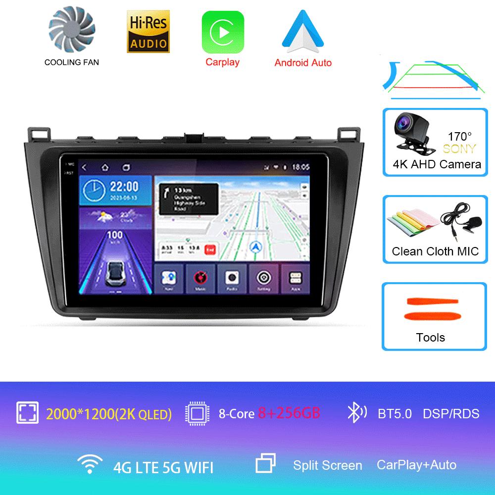 Android 14 Car Radio For Mazda 6 II GH 2007 - 2012  Multimedia Video Player Navigation Stereo GPS No 2din 2 Din Dvd