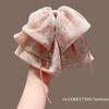 Elegant Women's Multi-layer Large Bowknot Hair Claw Fashion Barrettes Multi-color Ponytail Clip Hairpin Hair Accessories