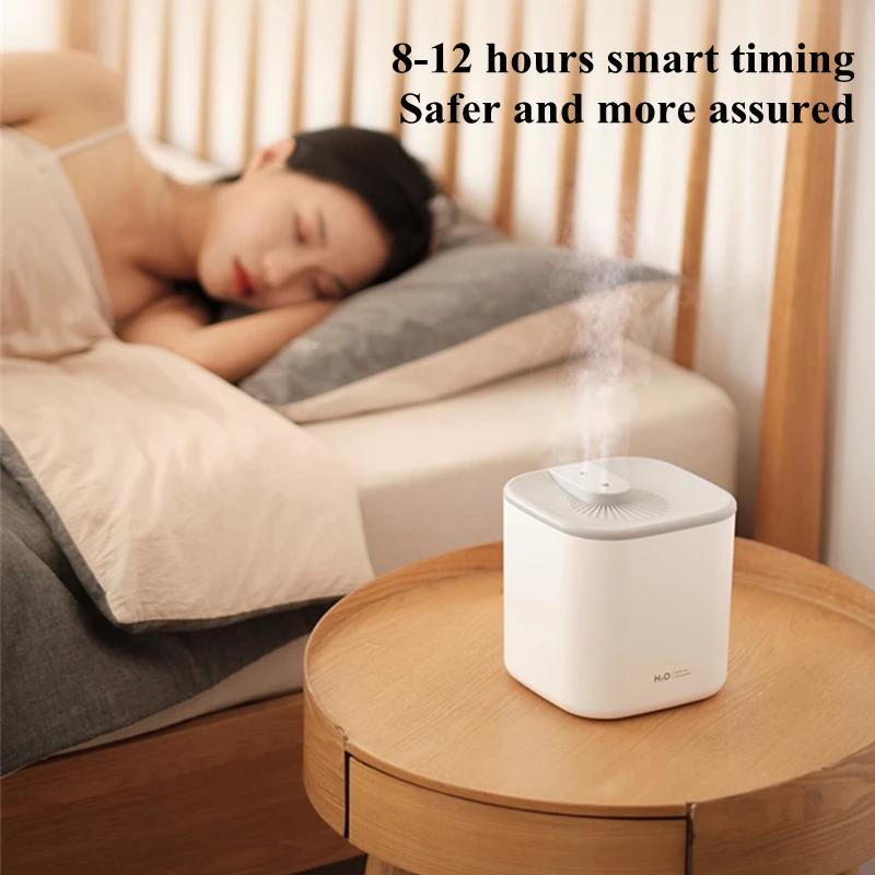 3000ML Large Capacity Dual Nozzles Ultrasonic Air Humidifier USB  Essential Oil Diffuser with LED Light  Appliances