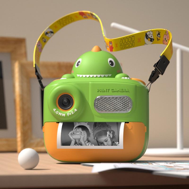 Children Camera For Photography Mini Printer Portable Thermal Instant Print Photo Kids HD Dual Camera 4800W Educational Toy Gift