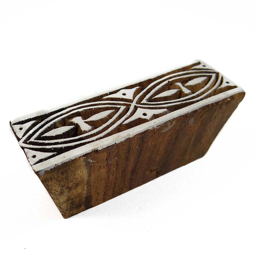 Wooden Printing Block Leaves Stamp Indian Wood Block Art Printer Stamp