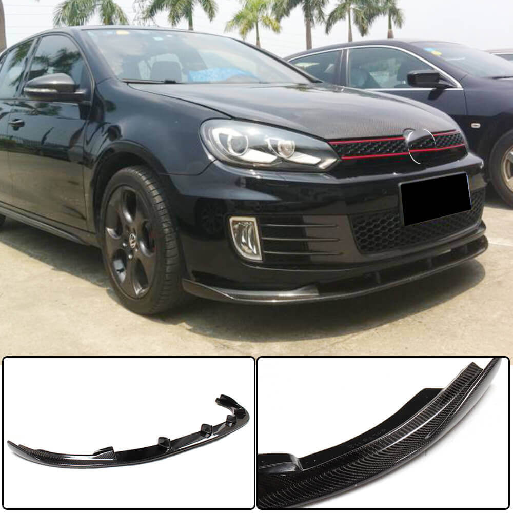 

Front Bumper Lip V2 (for GTI HB 2010-2013, Carbon) for Volkswagen Golf 6