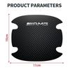 4Pcs Carbon Fiber Car Anti-scratch Stickers Auto Door Handle Protective For AMG Mercedes Benz W204 W124 W201 W202 W212 W220