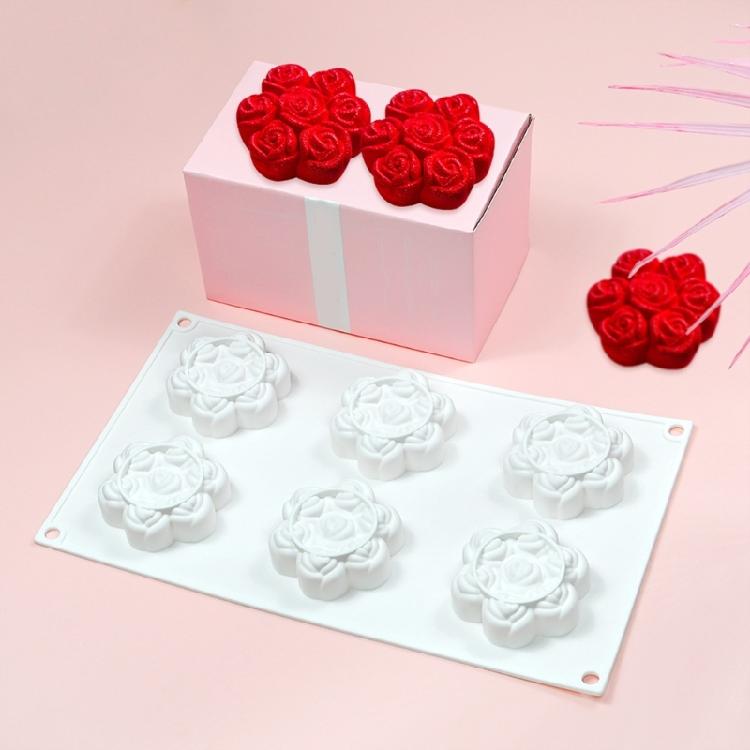 Bloomings Flower Silicone Molds Fondants Chocolate Molds DIY Mousse Cake Molds