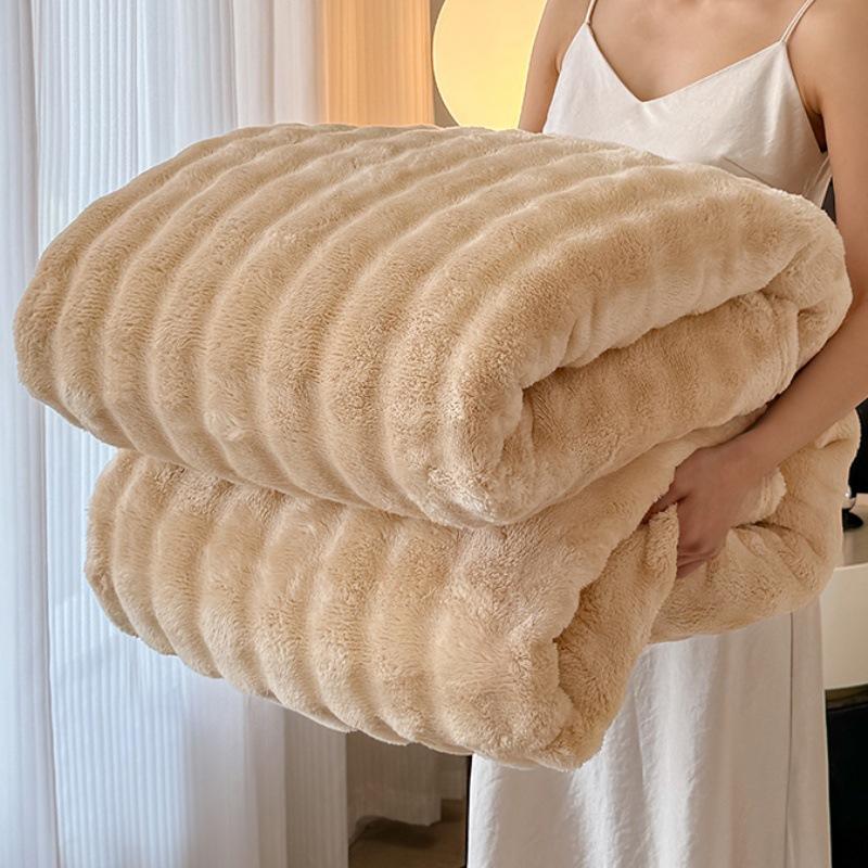 Plush Blankets Bed Sheets Multifunctional