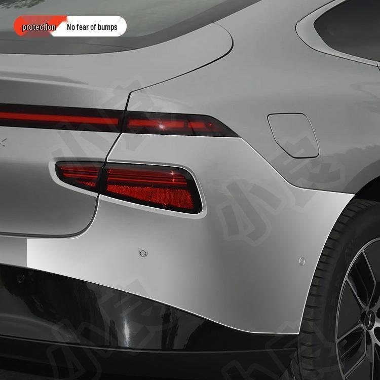 XPeng P7 TPU Vorgeschnittene Transparente Schutzfolie für vordere und hintere Stoßstange