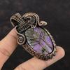 Tree Of Life Purpurite Pendant Copper Wire Wrapped Pendant Handmade Gemstone Pendant Copper Wire Wrap Jewelry Gift For Mom Purpurite Jewelry