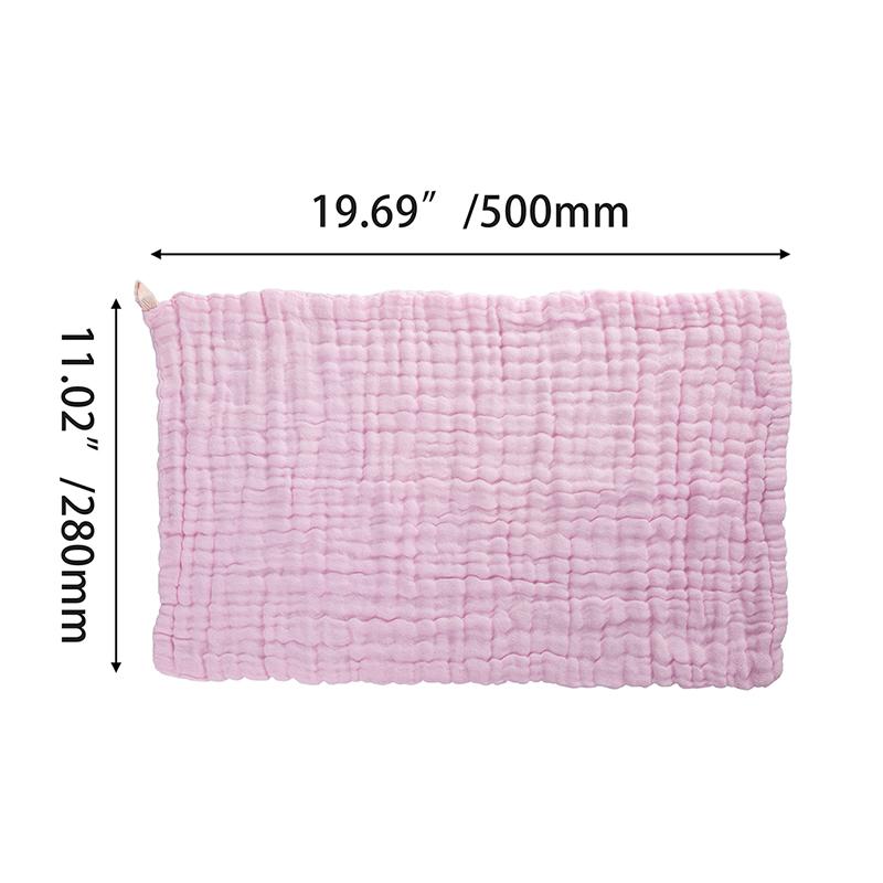 5pcs Cotton Muslin Baby Washcloths Infant Face Towel Soft Newborn Saliva Bibs for Burp Cloth High Absorbent Bath Wipe
