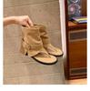 Vintage Sandals, New Versatile, Toe Clip Belt Buckle Flat Sandals, Black Slim Pants, Tube Boots, Roman Shoes Women