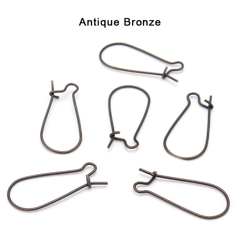 50pcs/Lot French Lever Earring Hooks Gold Color Ear Wires Earrings Settings Base For Jewelry Making DIY Accessories Supplies