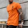 Men O Neck Letters Print T Shirt Casual O Neck 3d Tees Breathable Polyester Sportwear T-shirts