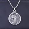 Nordic Celtic Viking Soaring Eagle Stainless Steel Men's Pendant Necklace