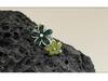 Yinruitai S925 Sterling Silver Floral Drip Oil Ring: Women's Simple Retro Fashion with Push-Pull Design.