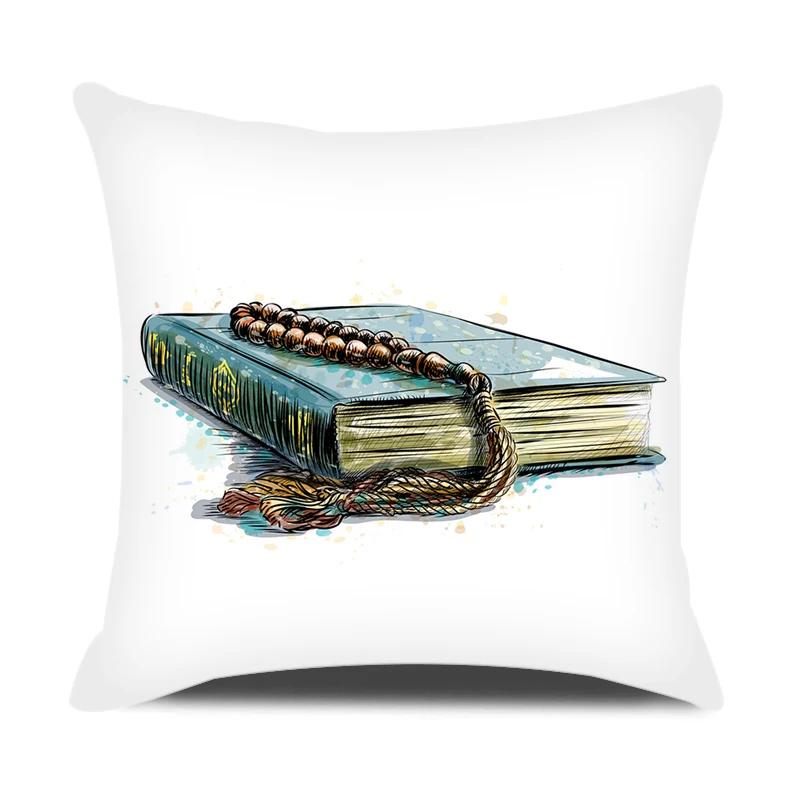 Eid Ramadan Decor Cushion Cover Mubarak Decorations Pillow Cover For Home Islamic Muslim Eid Al Adha Ramadan Kareem Pillowcase