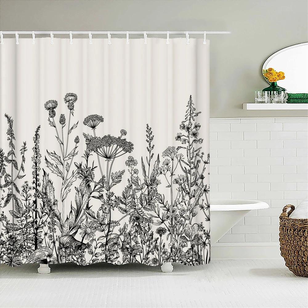 Cortinas de ducha de tela impermeables con diseño de hojas de árbol y abedul blanco para baño, tamaño grande, 240 x 180 cm, impresión 3D, decoración, cortina de ducha, mampara de baño