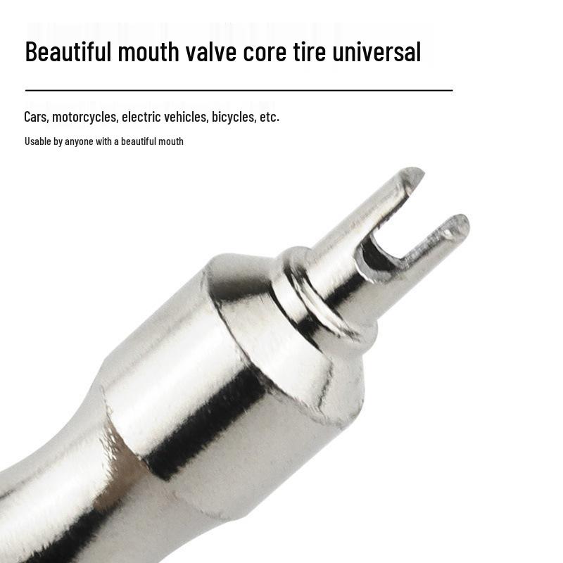 Tire Valve Core Wrench & Deflation Tool for Cars and Motorcycles