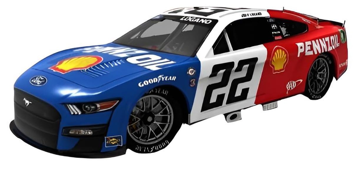 

Salvinos Models Scale NASCAR 2023 Ford Mustang Team Penske Joey Logano Throwback Weekend Plastic Model Kit SJMPF2023JLDA Jr. 1/24