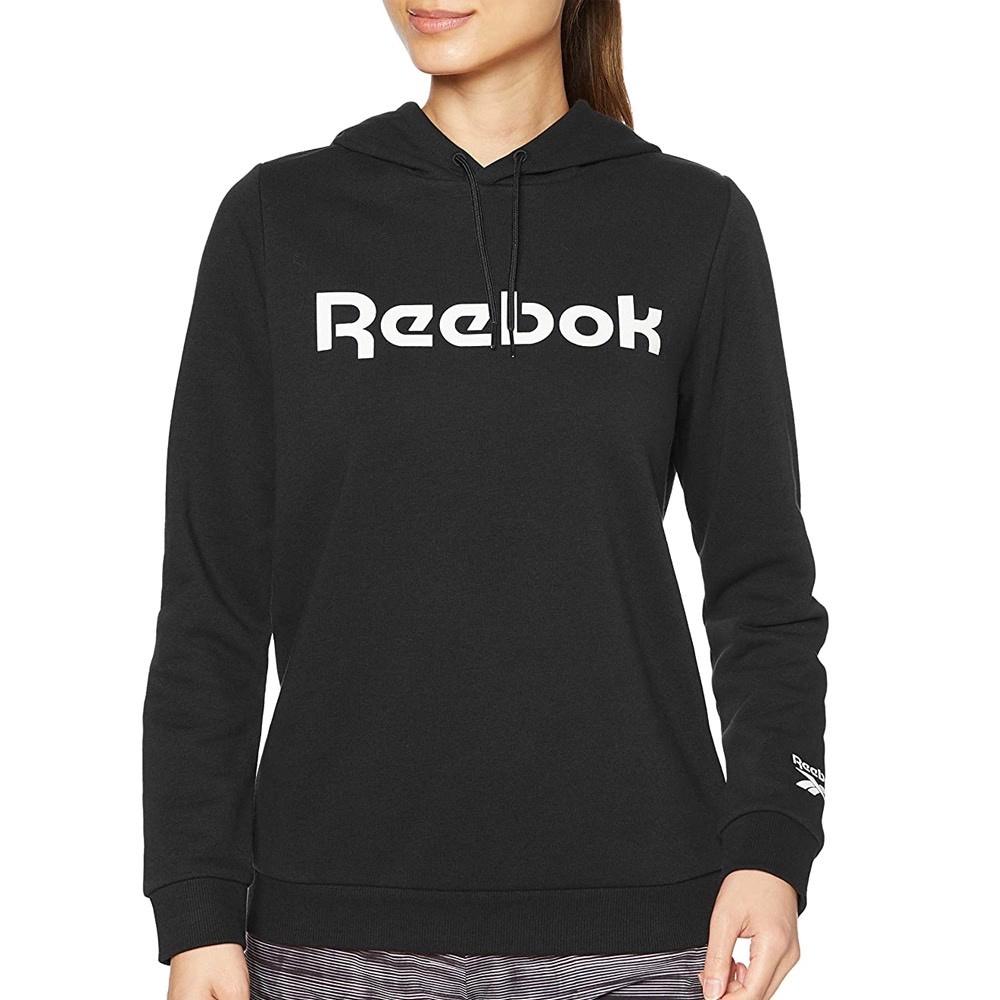 Reebok Sweatshirts Women's Black Hooded Moderate Regular GV5519