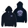 MAN WITH A MISSION Light Hoodie (Black) Size S