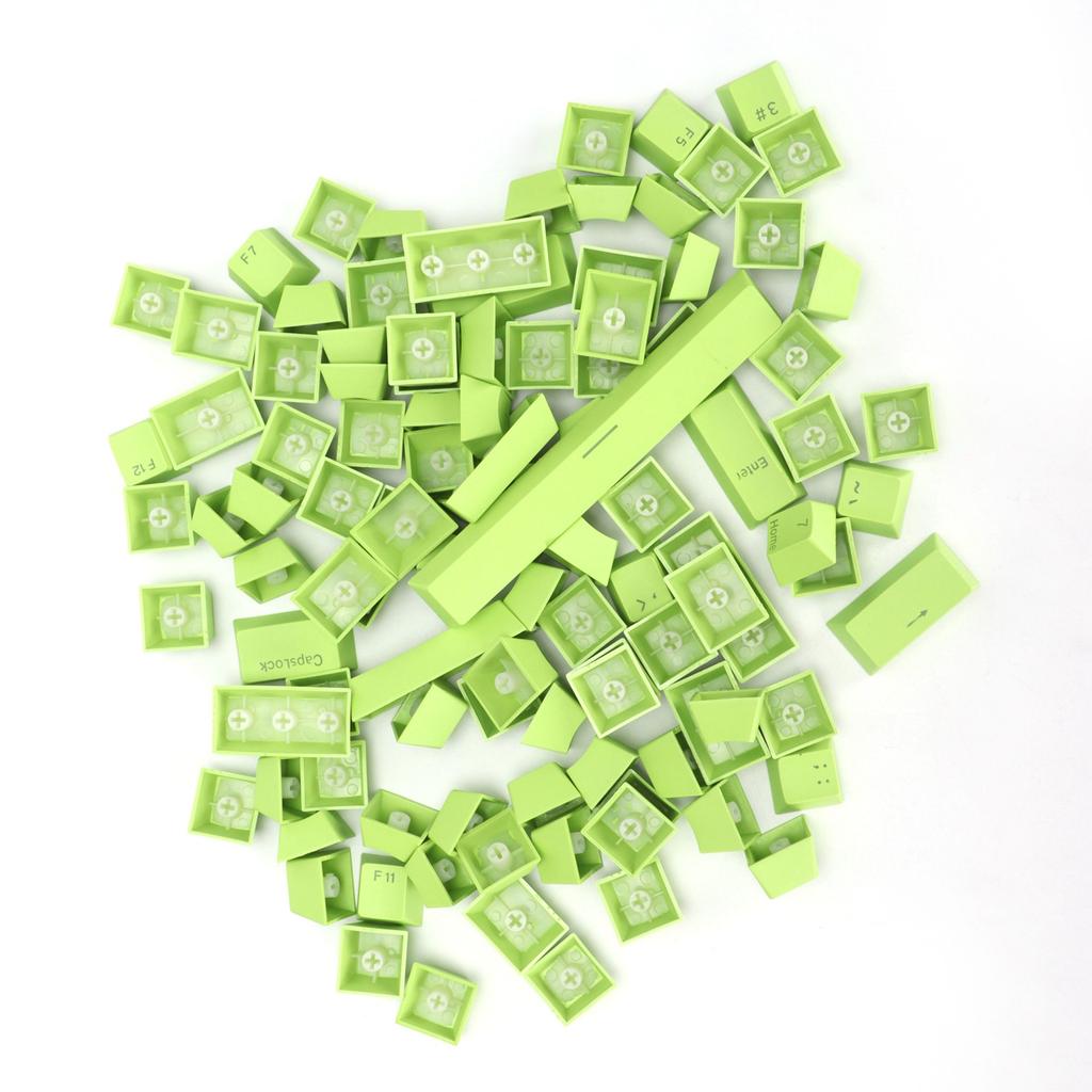 Taste PBT Design Ergonomic Rezistente la Ulei Colorate 108 Taste Keycap pentru Jocuri Video pentru Mecanice