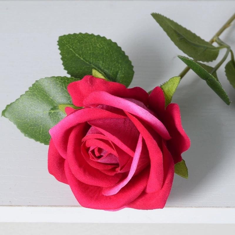 

3 шт. фланель ручной работы перламутровая роза искусственный цветок свадебный букет свадебная цветочная композиция домашний подарок на день святого валентина