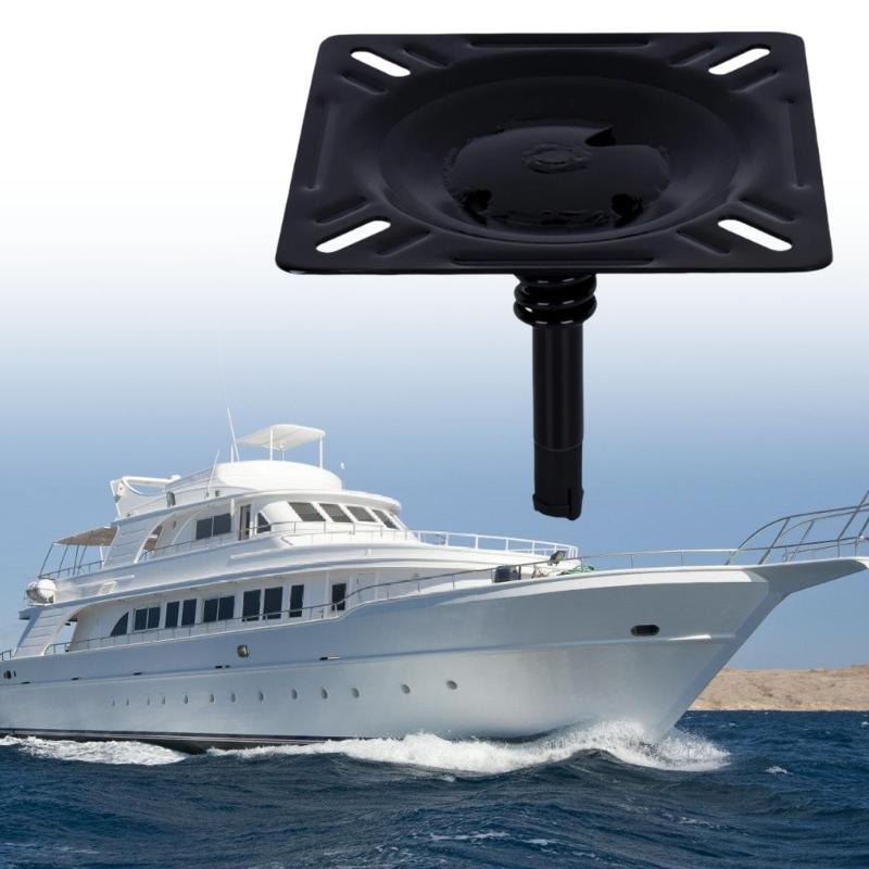 Strong Marine Boat Seat Turning Base With 360 Degree Rotation For Fishing Boats And Pontoon Boats