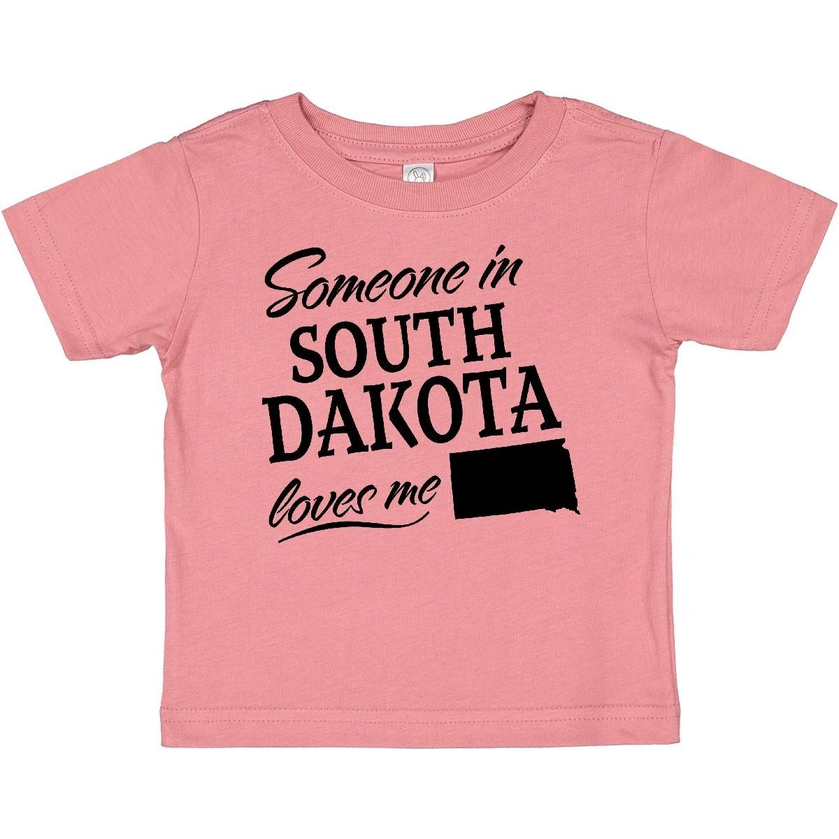 Inktastic Someone In South Dakota Loves Me Baby T-Shirt State Home Family Kids 130