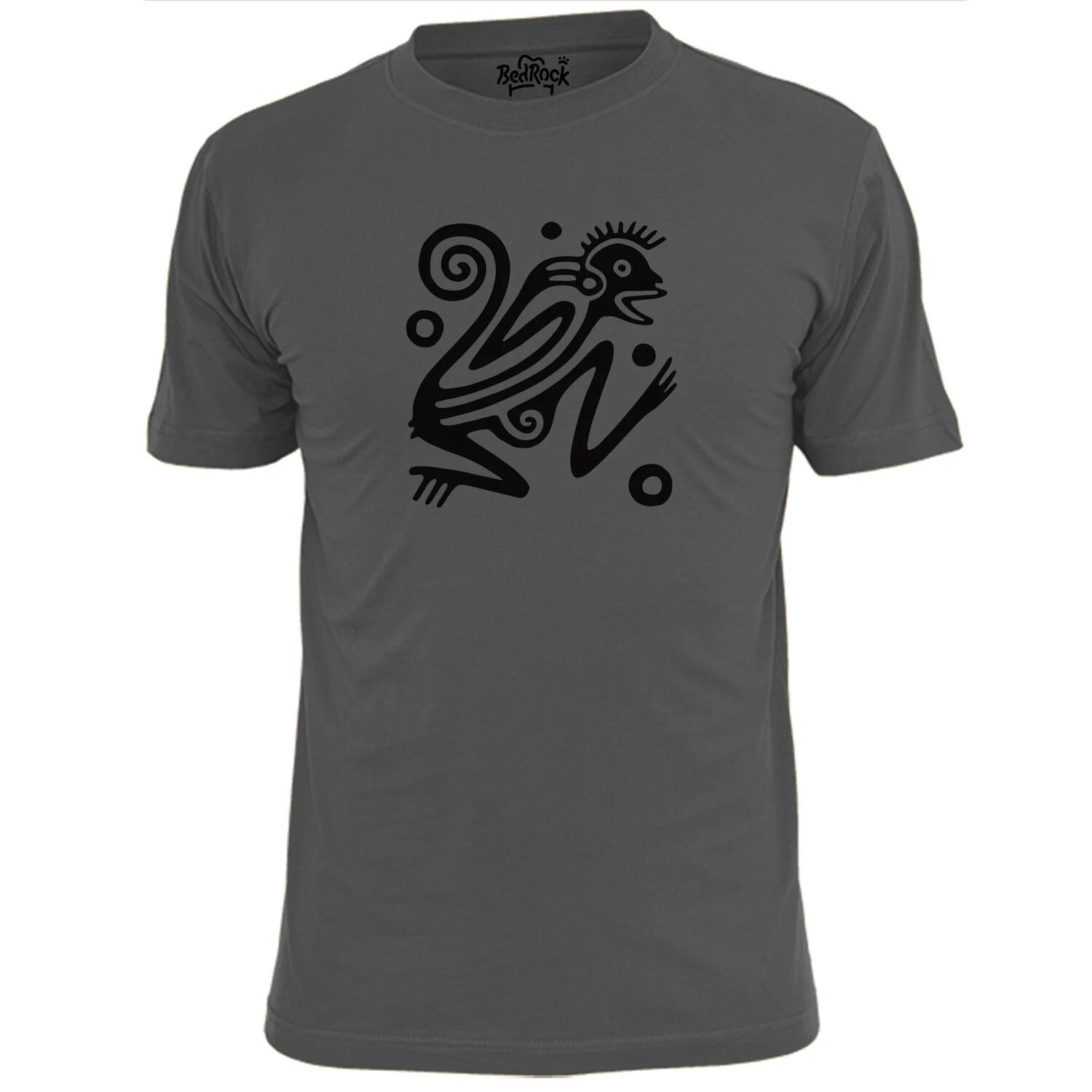 Mens Tribal Aztec Monkey T shirt Tattoo Art S