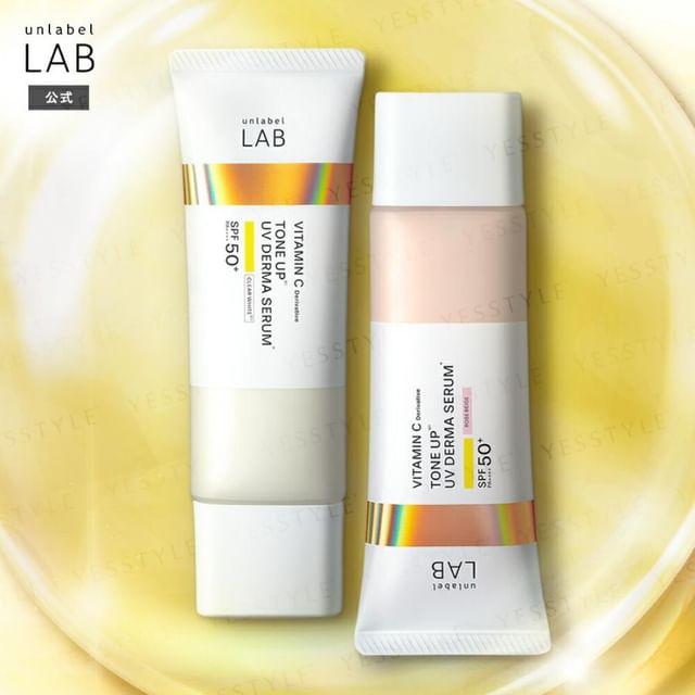 JPS LABO - Unlabel Lab Витаминный Tone Up UV Дерма-сыворотка SPF 50+ PA++++ Rose Beige - 30g