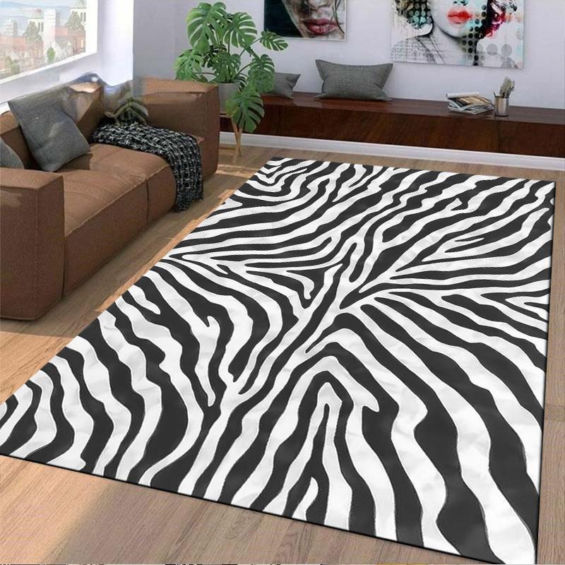 Majestic Lion Portrait with Black Background Printed on Decorative Carpet Design Suitable for use as an anti-slip    for    room and bedroom sofas