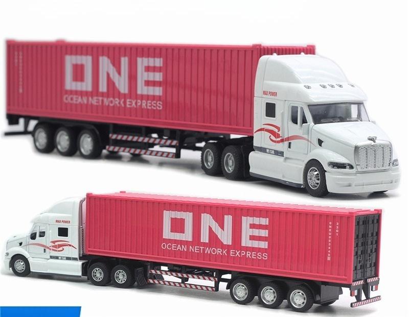1/48 Big Size Container Truck Removable Windup Toy Children Gift