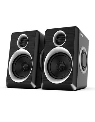 Computer Speakers Speakers for PC Wired Stereo Speakers Compact Comprehensive 4 Speaker Drivers PC Power Input 2.0 Speakers/12W/USB Supply/Heavy
