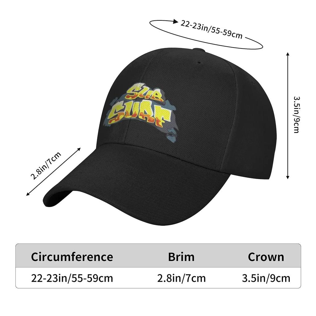 Men WomenSSubways SSurfers Hats Stylish Game Logo Snapback Cap Adjustable Casual Headwear