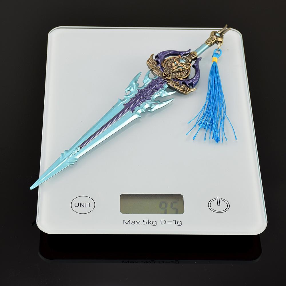 23cm/9.06in Frostwolf's Cold Weapon Model Props Peripherals Teeth Knife Cosplay Collectible Desk Cosplay Hobbies Decorative