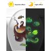 Kreslené samolepky na zeď svítící ve tmě, domácí dekorace, světelné fluorescenční nálepky s mořskými živočichy pro dekorace dětského pokoje