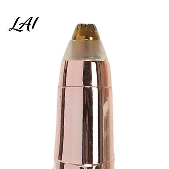Eyebrow Grooming Pen Electric Trimmer for Women Rechargeable Cordless Facial Hair Removal Removal Portable Painless Eye Brow Shaver Razor Safe Skin